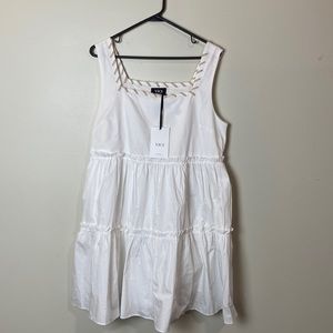 Women’s XL VICI Babydoll Dress - White